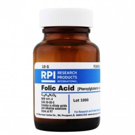 RPI Folic Acid, 10 G F10560-10.0